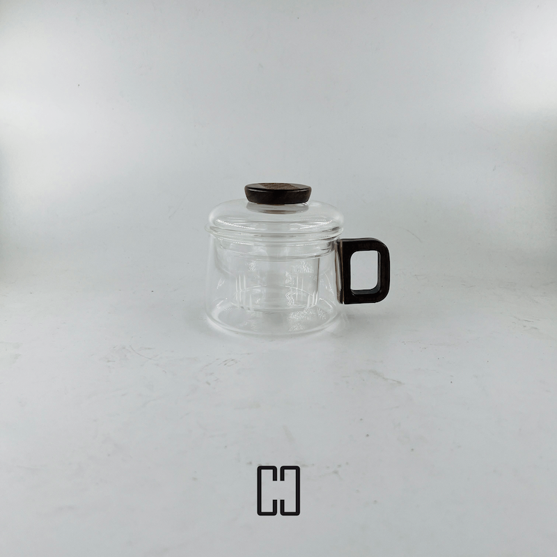 ماگ پیرکس دمنوش دسته چوبی