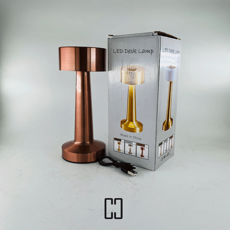 چراغ تزیینی استوانه‌ای لمسی شارژی