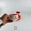 ست دو نفره چای خوری سرامیکی دست ساز