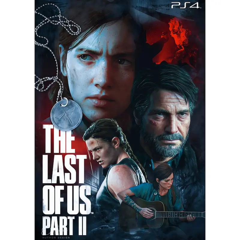 متال پوستر طرح TLOU 2 { ساده }