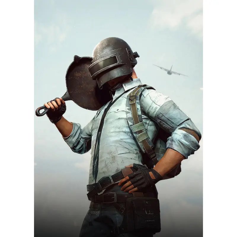 متال پوستر طرح Pubg { ساده }