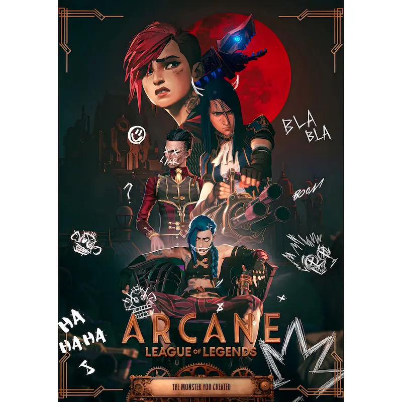 متال پوستر طرح Arcane { ساده }