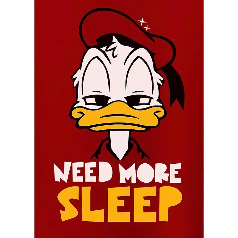 متال پوستر طرح Need more Sleep { ساده }