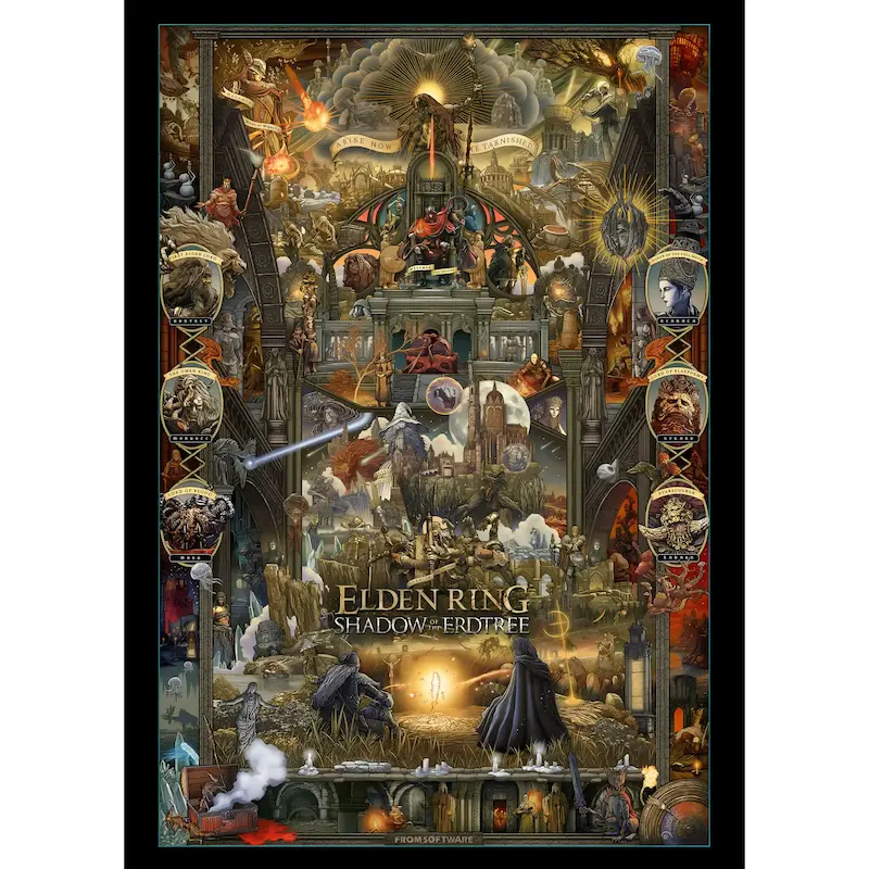 متال پوستر طرح Elden Ring { تکسچردار . ساده }