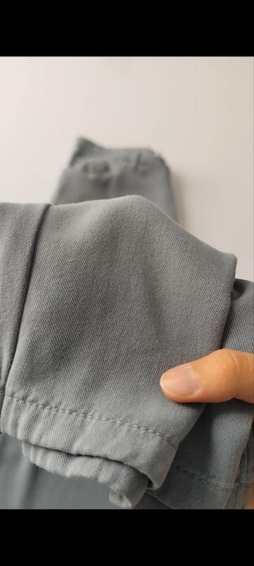 شلوار لیوسل آبی طوسی