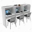 میز کال سنتر مدل T104