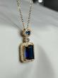گردنبند نگین آبی