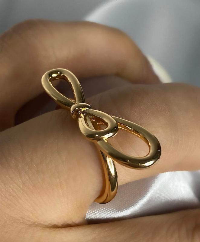 انگشتر ژوپینگ پروانه گلد