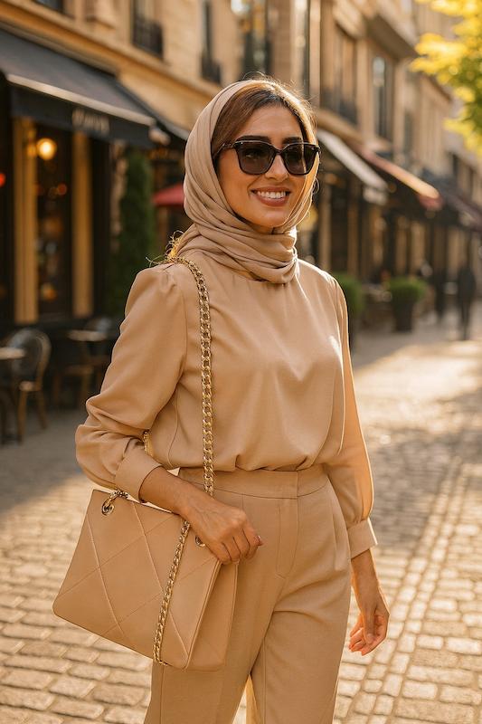 کیف زنانه چرم طبیعی استایل 1240
