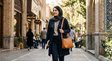 اندازه استاندارد کیف دوشی زنانه؛ طول، عرض و ارتفاع ایده‌آل کیف