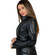 کاپشن زنانه چرم مدل جورجیا