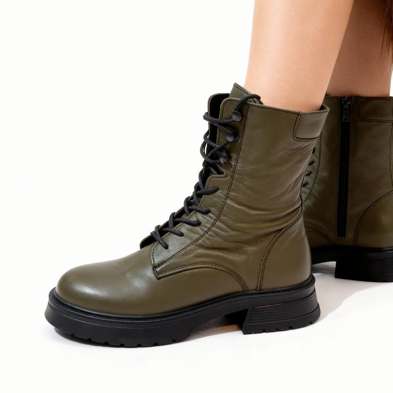 نیم بوت چرم زنانه titi