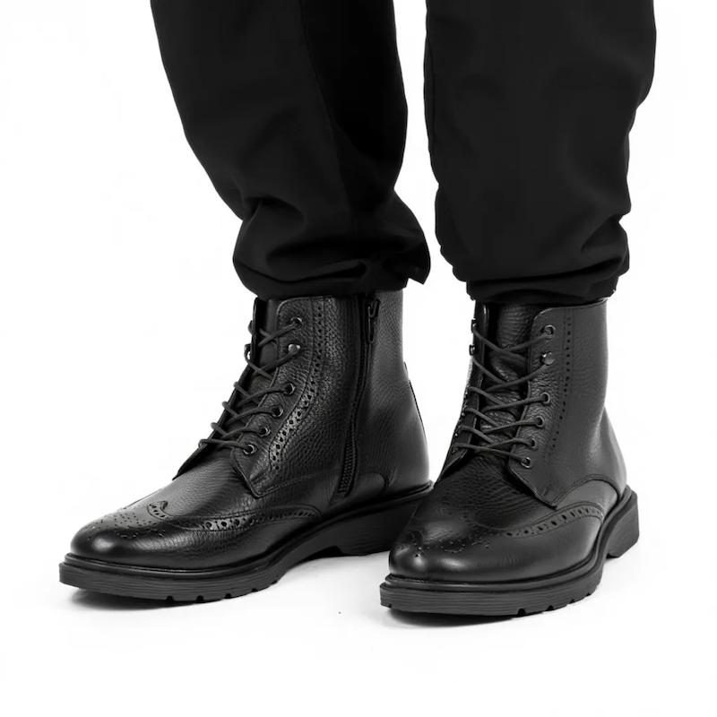 نیم بوت چرم B11 مردانه