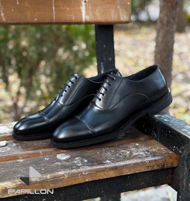 کفش مجلسی مردانه چرم مدل 037