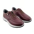 کفش اسپرت زنانه چرم مدل 1110 زرشکی چرم ماد 