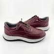 کفش اسپرت زنانه چرم مدل 1110 زرشکی چرم ماد 