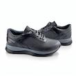 کفش اسپرت زنانه چرم مدل 501 مشکی چرم ماد