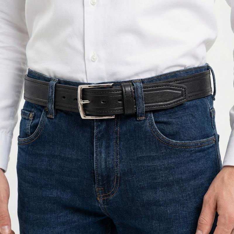 کمربند مردانه چرم 102