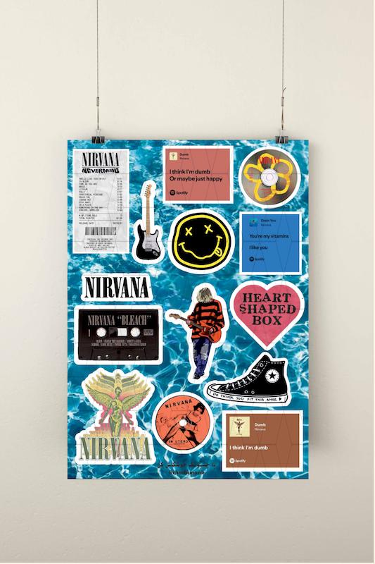 استیکر پک نیروانا 