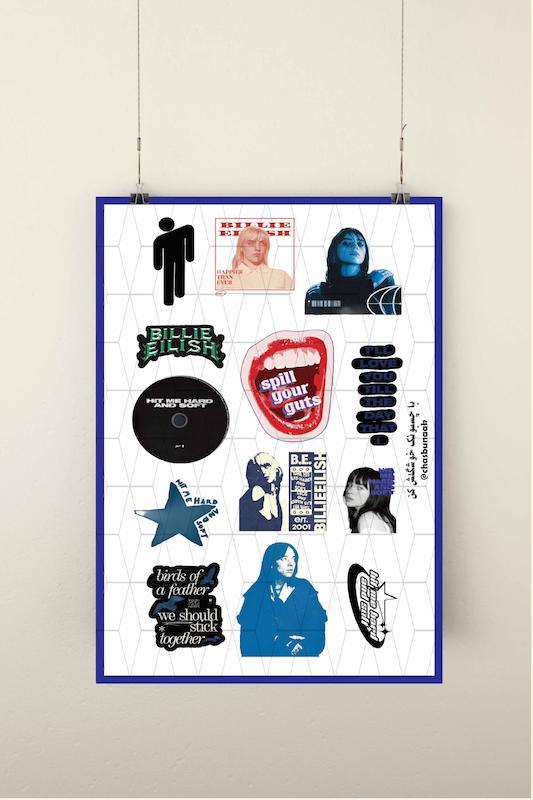 استیکر پک بیلی / billie