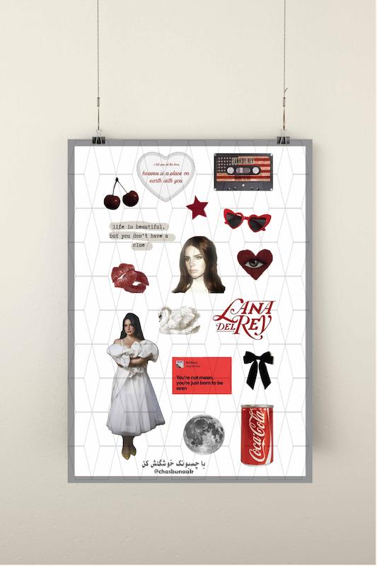 استیکر پک لانا / lana del ray