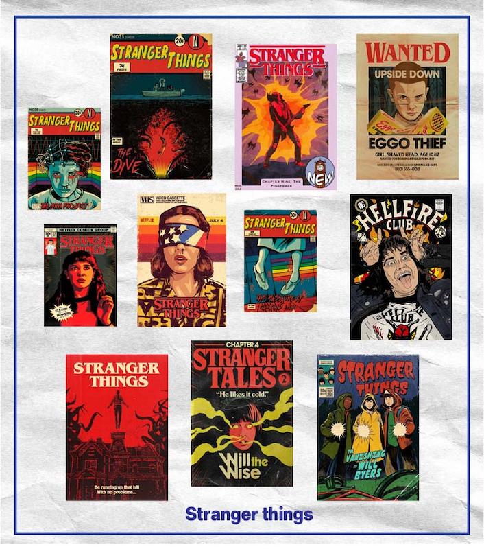 پک پوستر stranger things / چیزهای عجیب