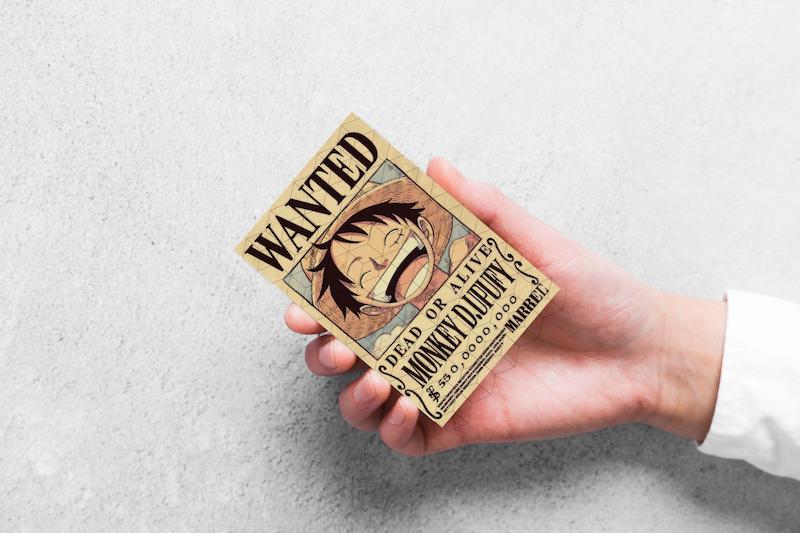 استیکر کارت لوفی / one piece