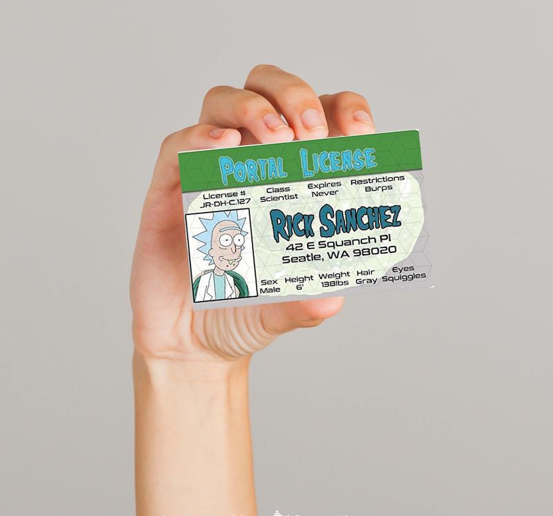 استیکر کارت rick 