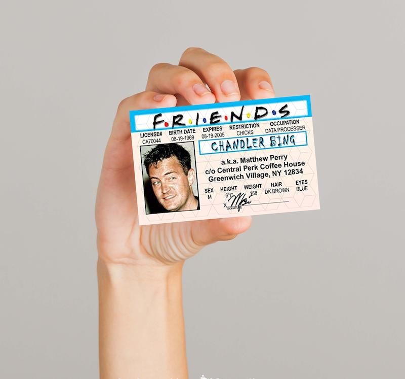 استیکر کارت چندلر فرندز / friends