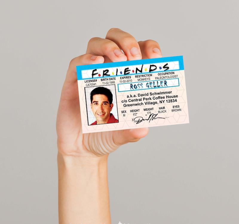 استیکر کارت راس / FRIENDS