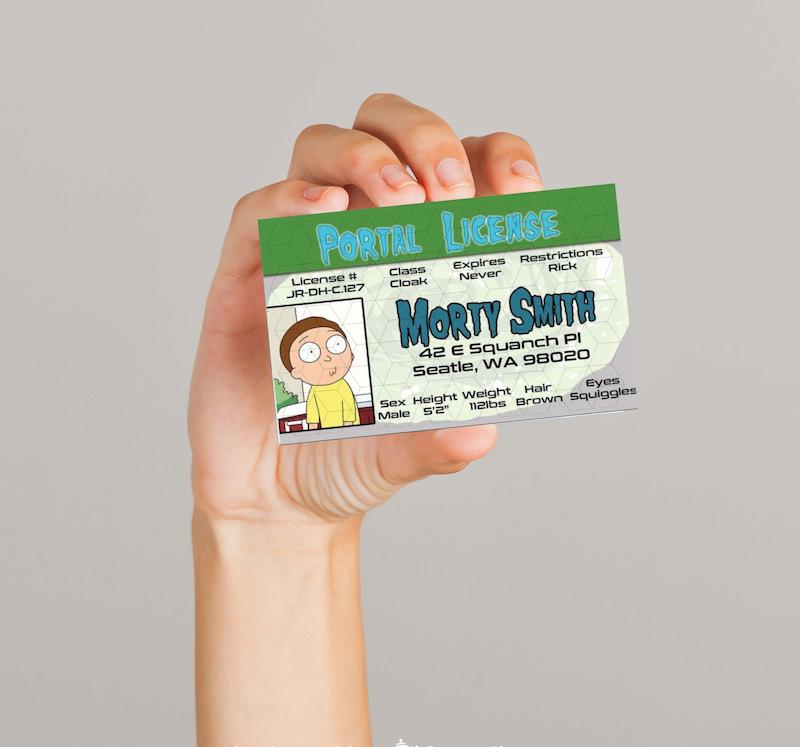 استیکر کارت مورتی / MORTY