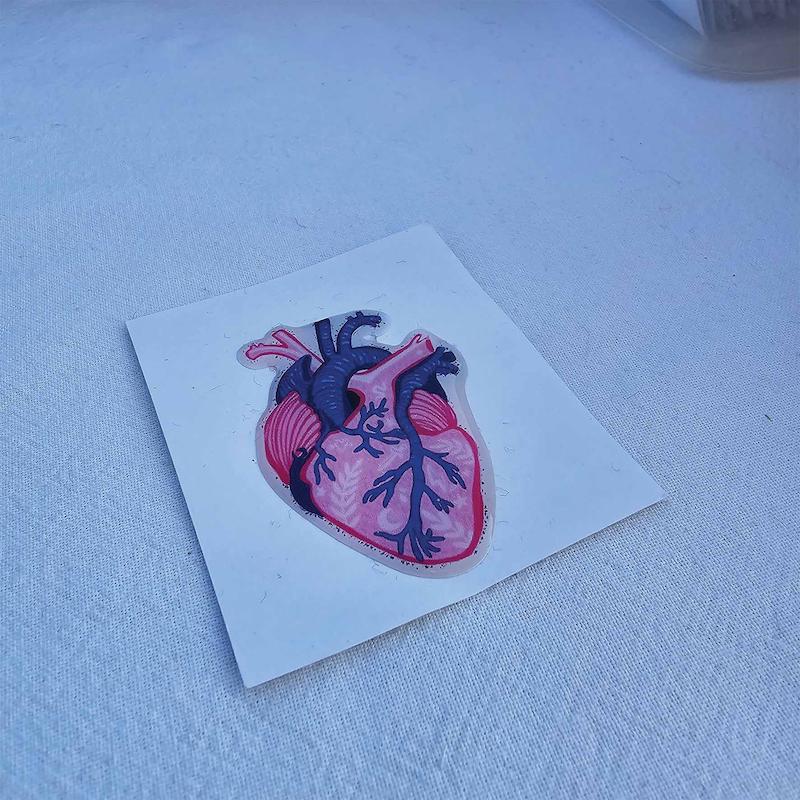 استیکر ژله ای قلب