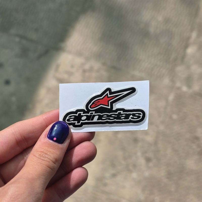 استیکر ژله ای alpinestars