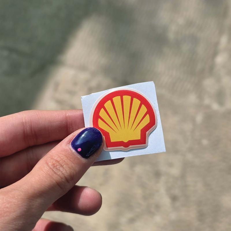 استیکر ژله ای shell