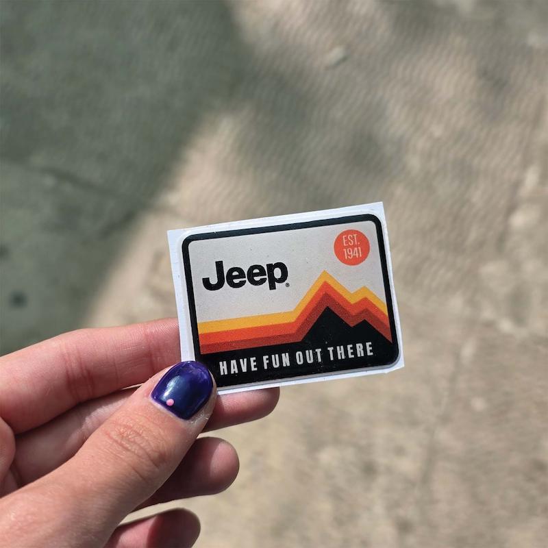 استیکر ژله ای JEEP