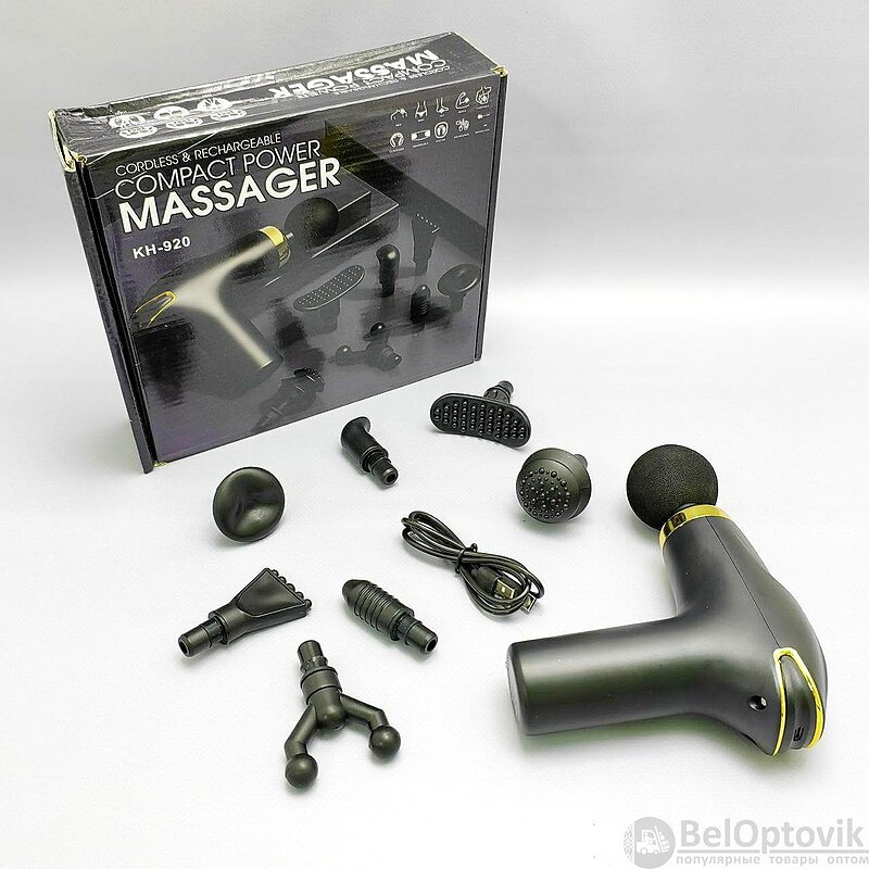 ماساژور تفنگی شارژی مدل COMPACT POWER MASSAGER KH-920