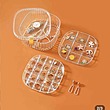 جعبه جواهرات مدل Transparent jewelry storage box LD-1003