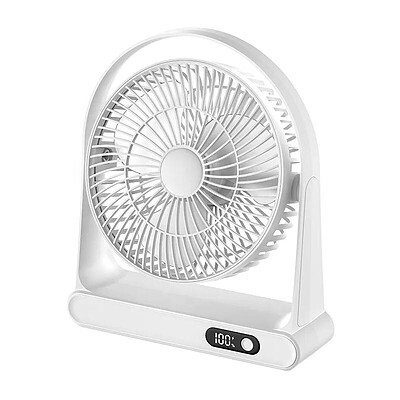 پنکه رومیزی شارژی مدل Digital desktop small fan zmfs-003