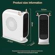 فن هیتر رومیزی  DESKTOP HEATER  مدل RAPID