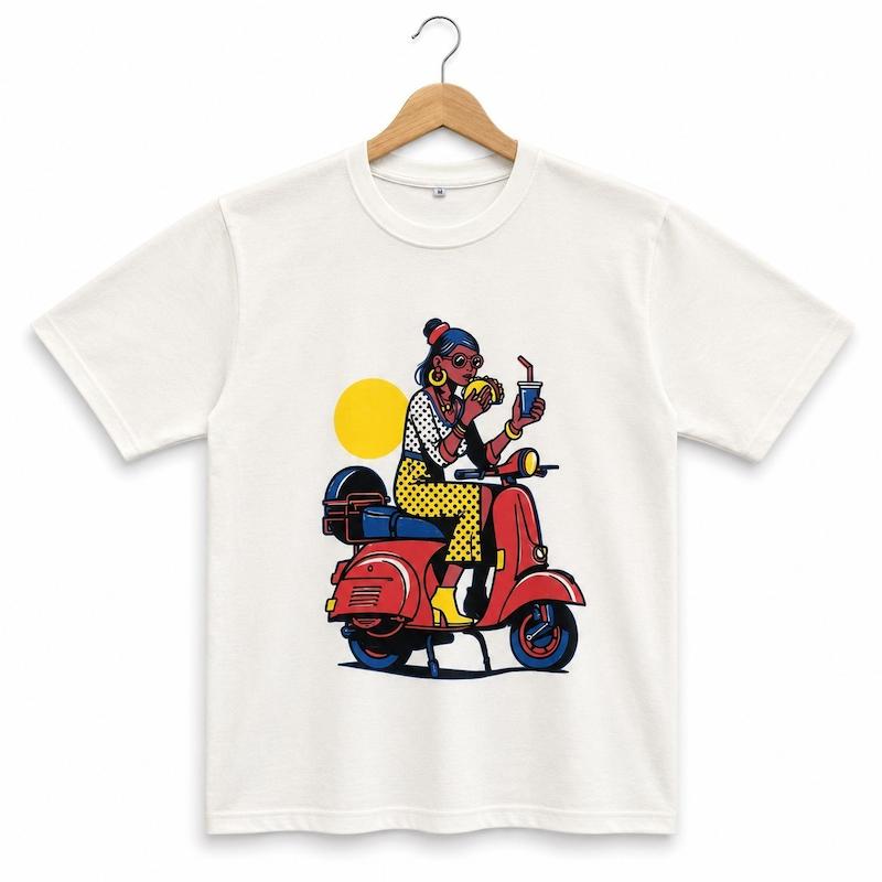 تیشرت BIKER GIRL