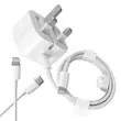 شارژر اپل 20 وات سه پین همراه کابل اصل{مناسب ایفون های 11 الی 16 پرومکس}+محافظ کابل هدیه Charger Apple 20W Three Pin with Cable Original{اپل استوری}{یک سال گارانتی شرکتی}