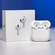هدفون بیسیم اپل مدل ایرپاد 4 ANC مشابه اصلی گارانتی شرکتی طلایی Apple Airpods 4 Wireless Headphon