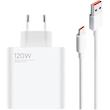 شارژر شیائومی توان 120 وات دو پین همراه کابل اصل Charger Xiaomi 120W Dual Pin with Cable Original