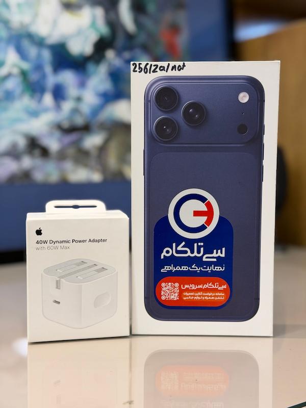  شارژر اپل 40 وات سه پین اصل{مناسب ایفون 17-17 پرو -پرومکس