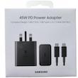 شارژر سامسونگ مدل EP-T4510 45W سه پین همراه کابل اصل+گارانتی طلایی یک ساله شرکتی Charger Samsung EP-T4510 45W Three Pin With Cable Original{گارانتی شرکتی}{اصلی 100%}
