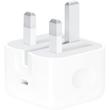 شارژر اپل 20 وات سه پین همراه کابل اصل+گارانتی شرکتی طلایی یک ساله+محافظ کابل هدیه Charger Apple 20W Three Pin with Cable Original