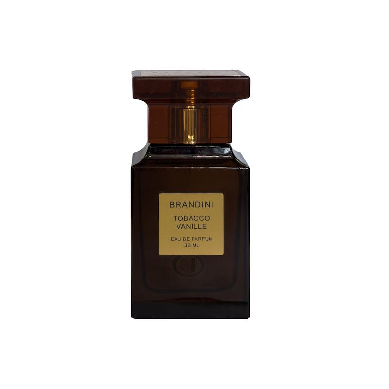 عطر جیبی مردانه برندینی (Brandini) مدل توبوکو وانیل TOBACCO VANILLE حجم 33 میلی لیتر