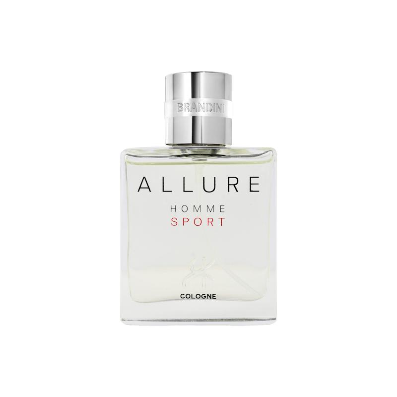 عطر جیبی مردانه برندینی (Brandini) مدل الور هوم اسپرت کلن ALLURE HOMME SPORT COLOGNE حجم 33 میلی لیتر