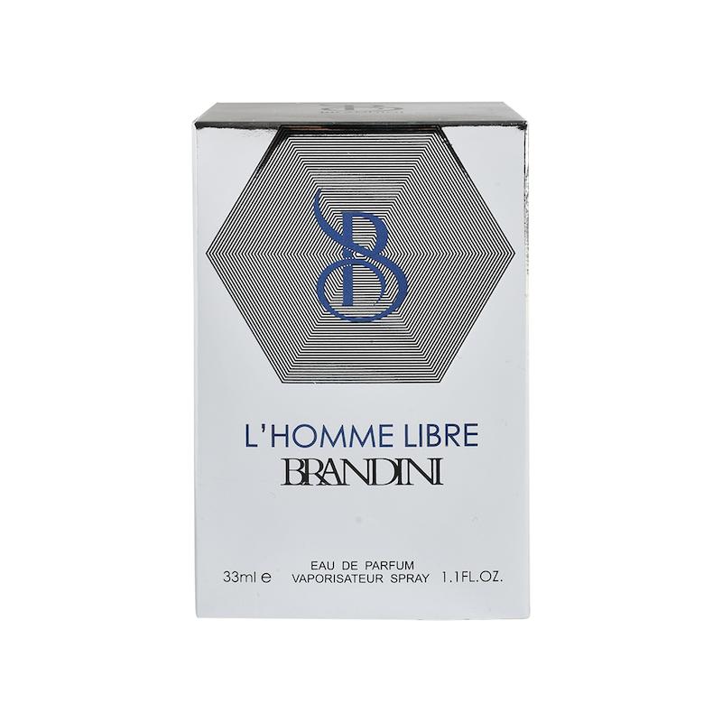 عطر جیبی مردانه برندینی (Brandini) مدل لهوم لیبر L HOMME LIBRE حجم 33 میلی لیتر