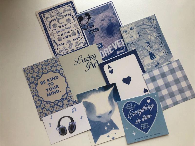 مینی پوستر آبی